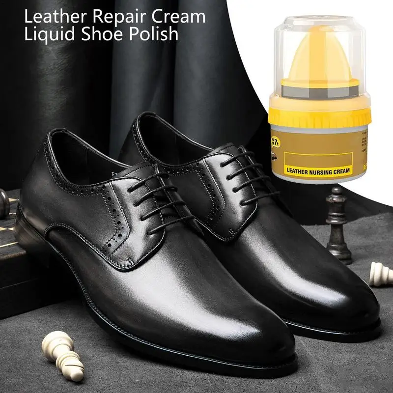 50ml Leather Repair Cream Liquid Shoe Polish Brightening Nursing Cream Nursing Shoes Leather Cleaner Repairing Cream