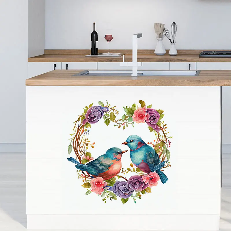 M718 Parrots Birds Art Home Wall Decals Decor For Kids Room  Home Decoration Wallpapers Removable Decor