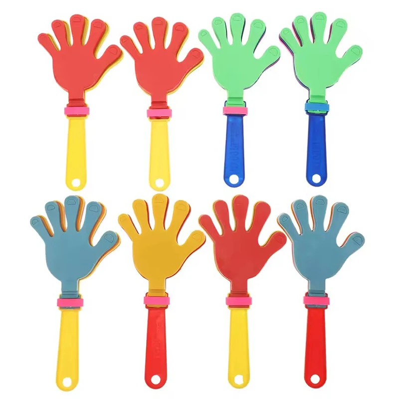 5-10PCS/Pack Small Hands Clap Random Mix Color Cheering Up Applause Clappers Suitable for Sport Events Festival Game Rewards ZYF