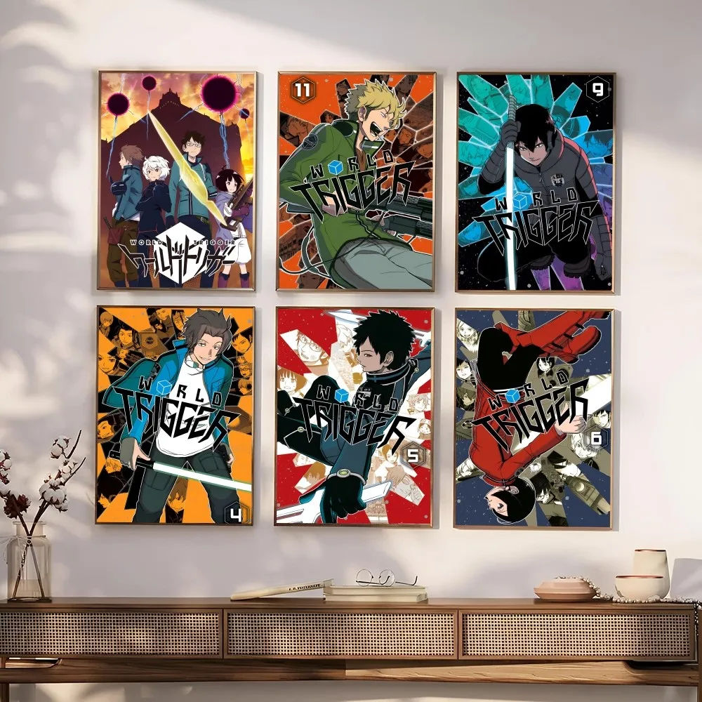 World Trigger Anime Poster Paper Print Home Living Room Bedroom Entrance Bar Restaurant Cafe Art Painting Decoration