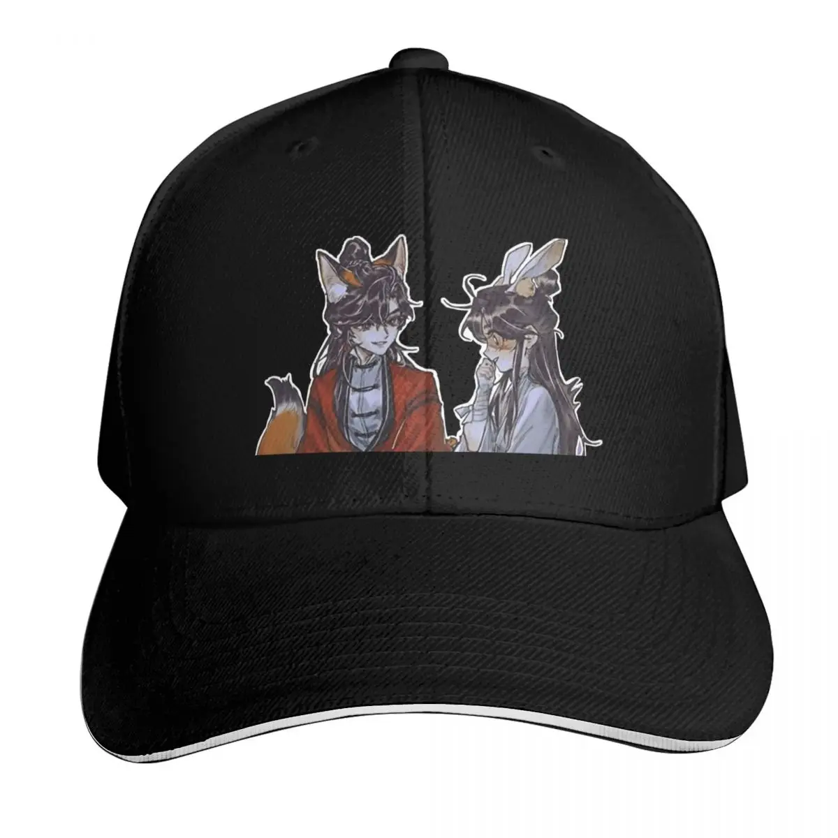 xie lian and hua cheng cute chibi heaven official's blessing manhua Baseball Cap Men Women Casual Summer Sport Sun Cap