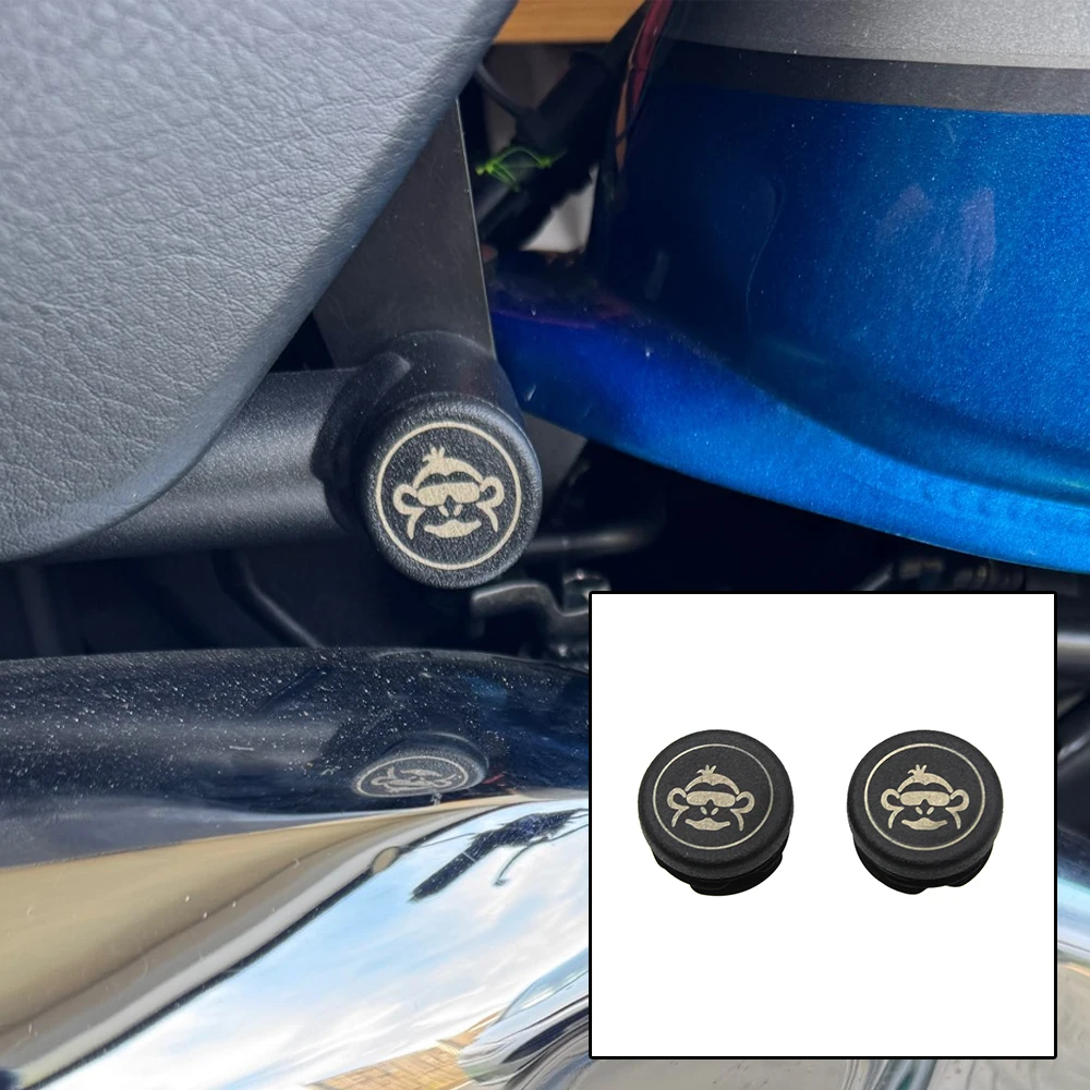 Fit For Honda Monkey 125 Monkey125 2018-2025 Motorcycle Accessories Frame Hole Cover Caps Plug Decorative Frame Cap Set