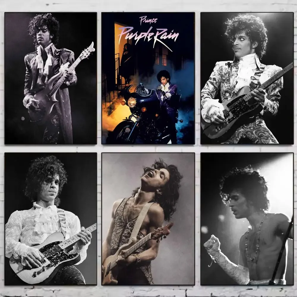 P-Prince Poster PP Wall Decor Posters Celebrity Music Art Prints Bedroom Office Gift