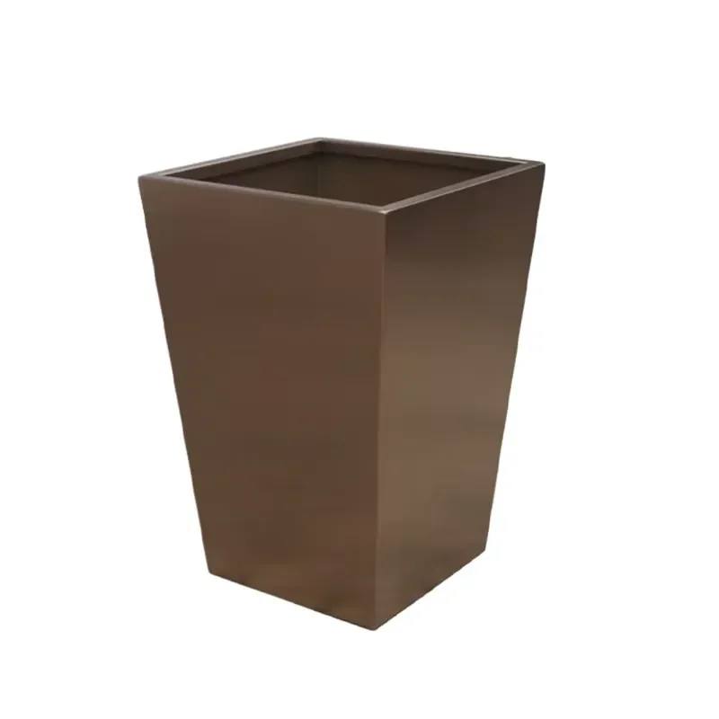 for Steel Stackable Planters Pot Outdoor Garden Furniture Public Park Balcony Plant Pots Outside Urban Street Vintage Big