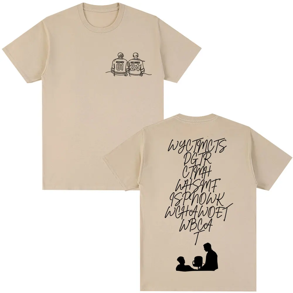 Heated Rivalry The ''cottage Invite'' Hollander Ilya T-Shirt Men Women Fashion Popular T Shirts Cotton Oversized T-shirts Gifts