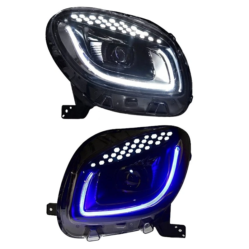 Auto Parts 2015-2019  Smart W453 LED Headlamp DRL 12v Upgrade Headlight New Condition Upgrade
