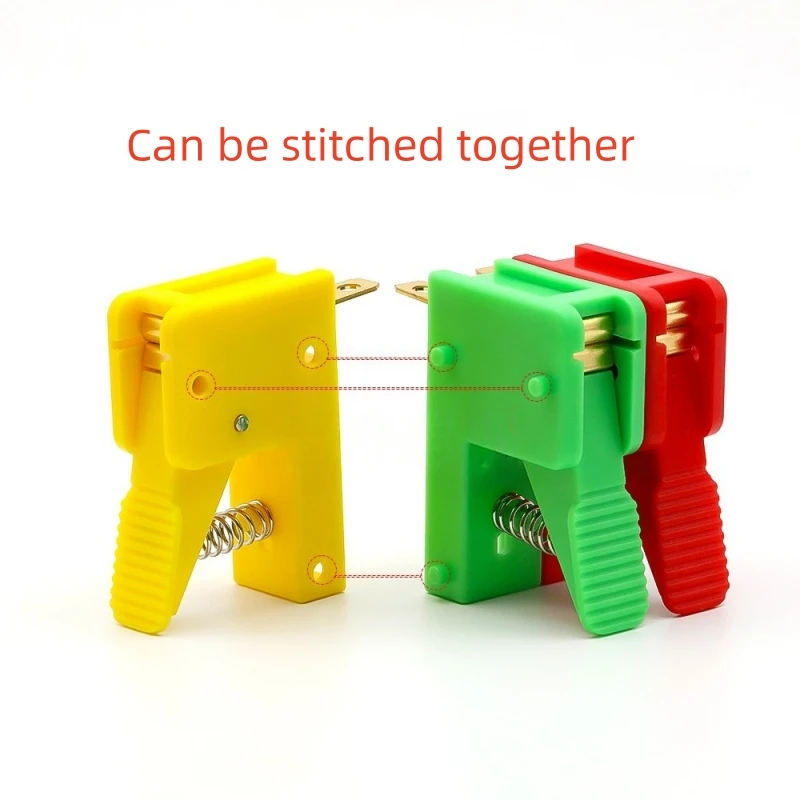 1pcs 50a/100a Motor Test Clip Quick Terminal Post Led Lamp Spring Press Clip