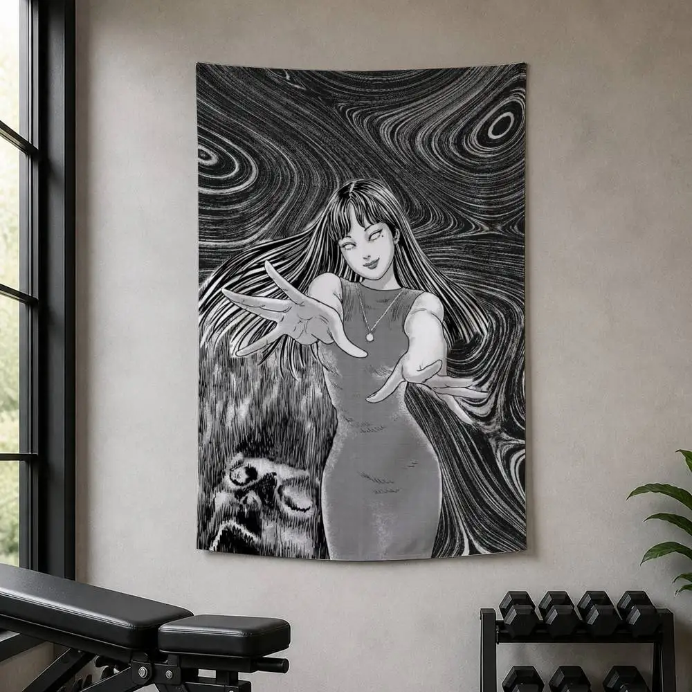 T-Tomie Decorative Art Flag Banner for Picnic Camping Party and Home Decor