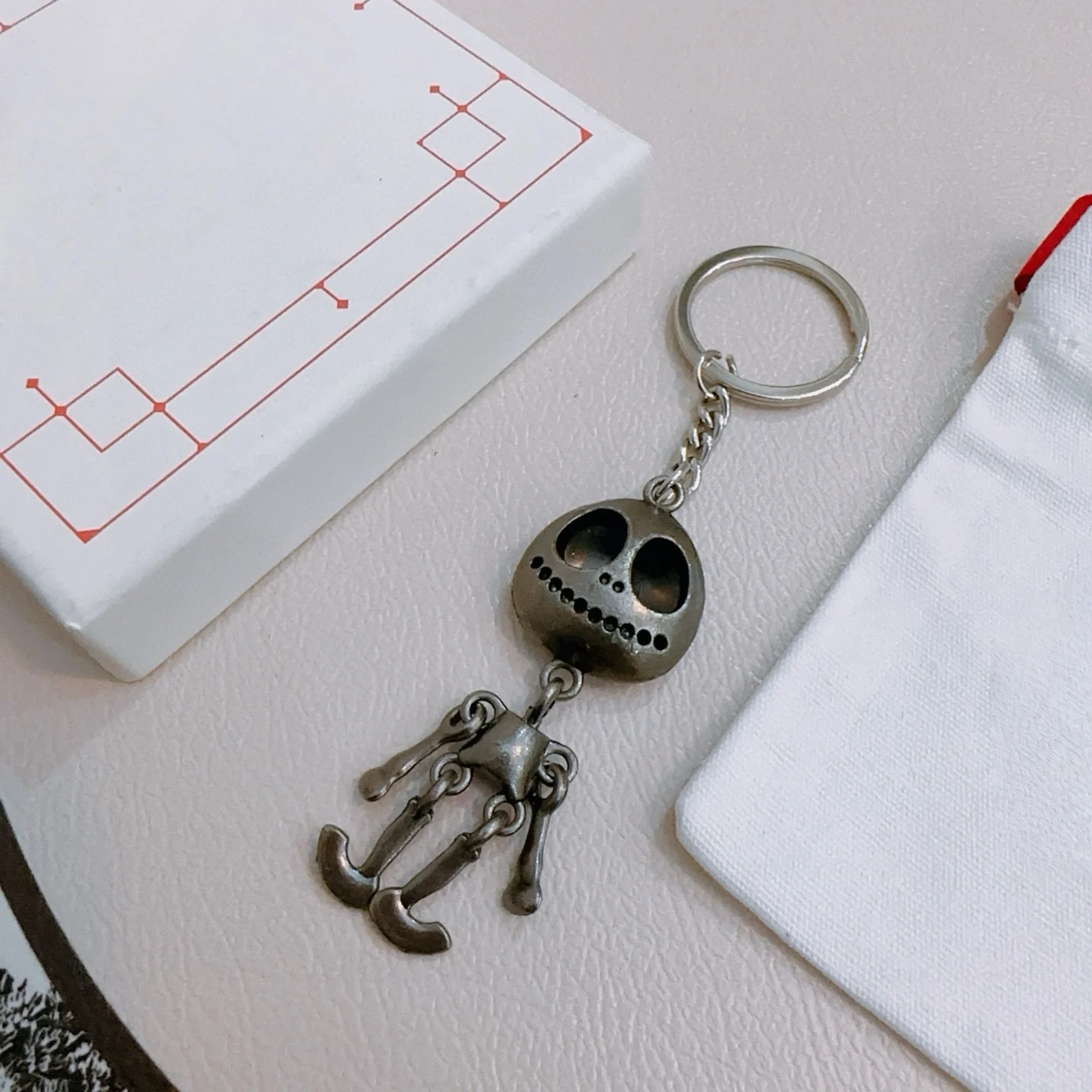 

A-Series Avant-Garde Kit: Raw-Edge Keychain + Bag Hardware + Sculptural Piece | Retro-Futuristic Fusion | Festive Gift Essential
