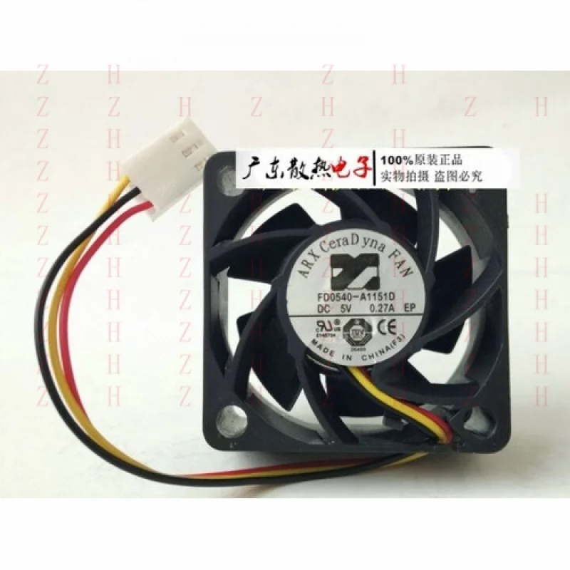 

XXZ для 1 шт., 40 мм, 3-проводной охлаждающий вентилятор, 3-контактный FD0540-A1151D DC5V 0,27A 4 см 4020