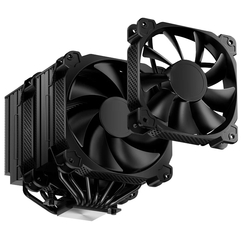 JONSBO-radiador refrigerado por aire de doble Torre HX7280, ventilador silencioso de 14CM para PC de escritorio, Enfriador de CPU para LGA115x 1700 1200 2011 AM4, 7 tubos de calor