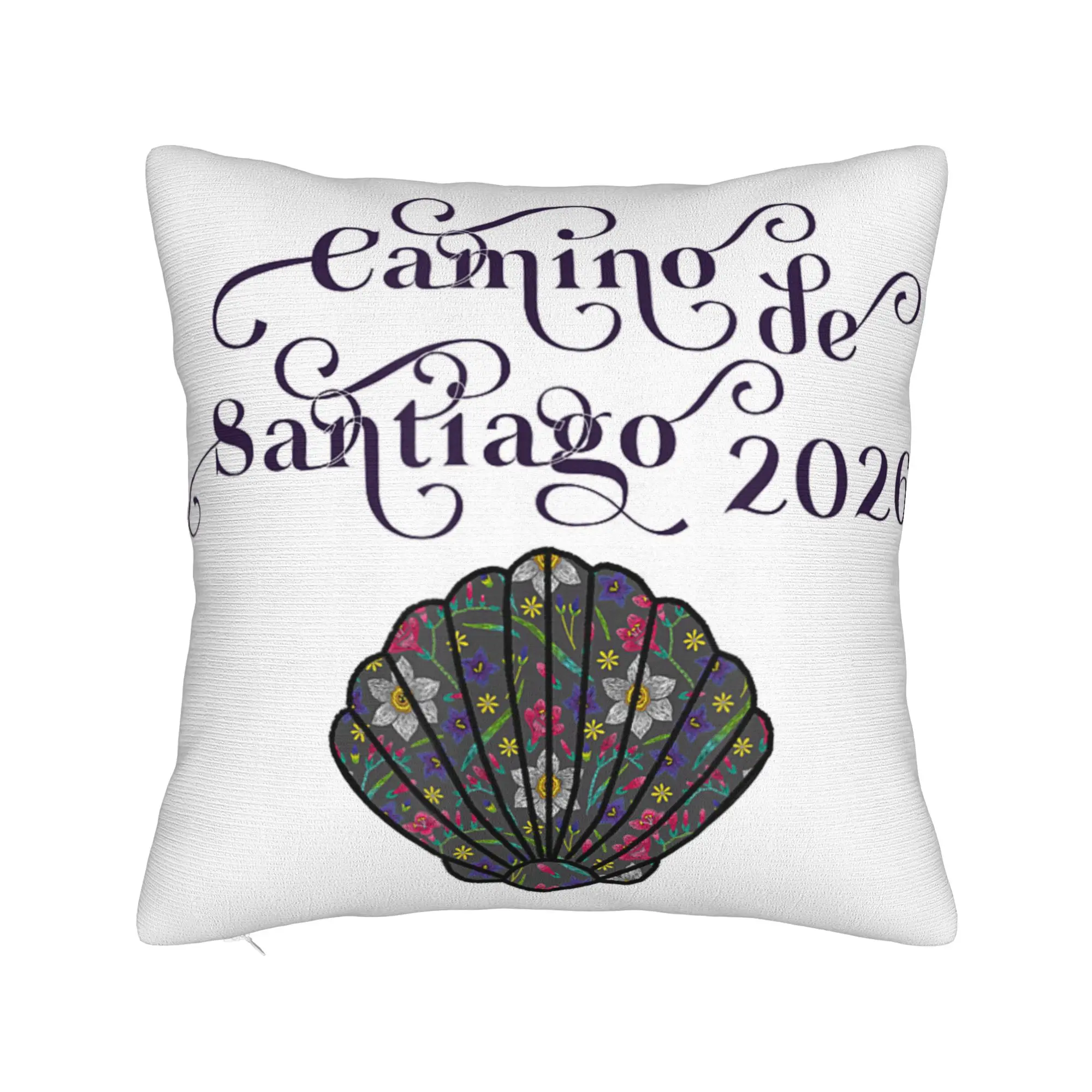 Decorative Pillow Cover Camino de Santiago 2026  Accessories Sofa  Pillow Case Cover Zippered Multiple Sizes
