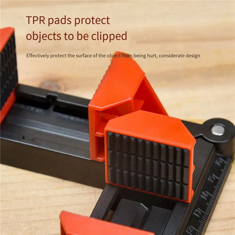 ABZC-4X Woodworking Angle Clamp 30-90 Degrees Adjustable Home Right-Angle Fixing Tool Right-Angle Clamp