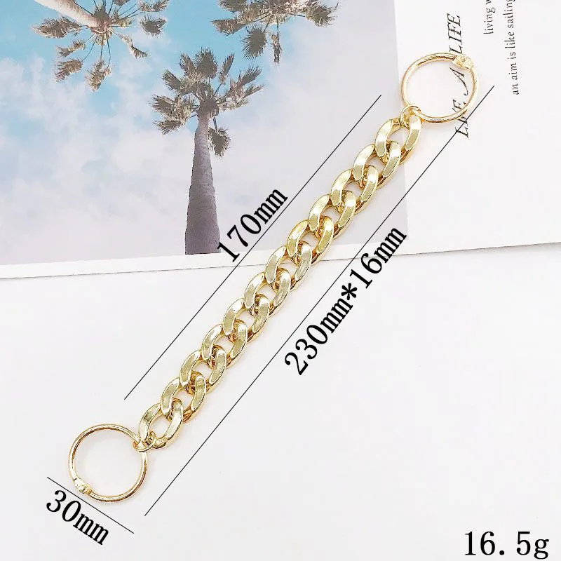 1pcs chain shoes charms buckles gold rose diamond-mounted Accessories for bags phones clogs shoe Decorations muti color DIY