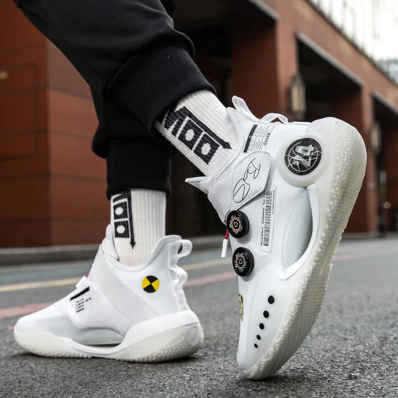 Men's Casual Basketball Sneakers - Classic Sport Style Shoes for Daily Wear and Comfortable Walking view 6