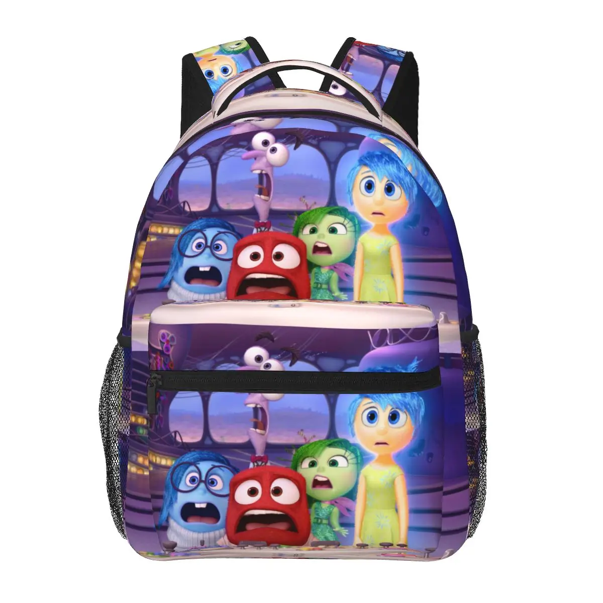 

Anime Inside Out 2 Movie 2024 Backpacks Boys Girls Bookbag Children School Bags Cartoon Kids Rucksack Shoulder Bag