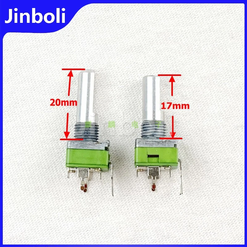 1PCS RK09 Type 3Pins Vertical Single Precision B50K Audio Speaker Volume Potentiometer With Step Amplifier