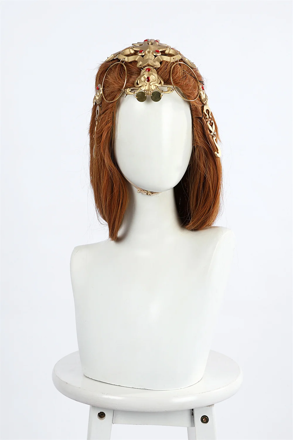 Jogo BG3 Mizora Cosplay Golden Chapelaria Mizora Halloween Cosplay Acessórios