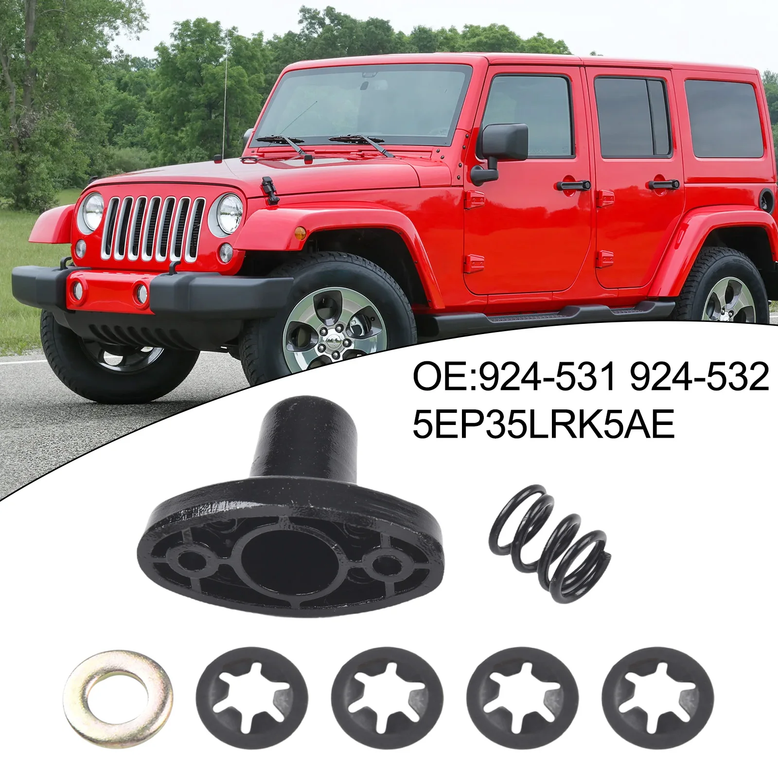 

Replacement Brackets for Jeep TJ & For Wrangler Sun Visors (1997 2002) Sturdy Aluminum Construction Enhancing Performance