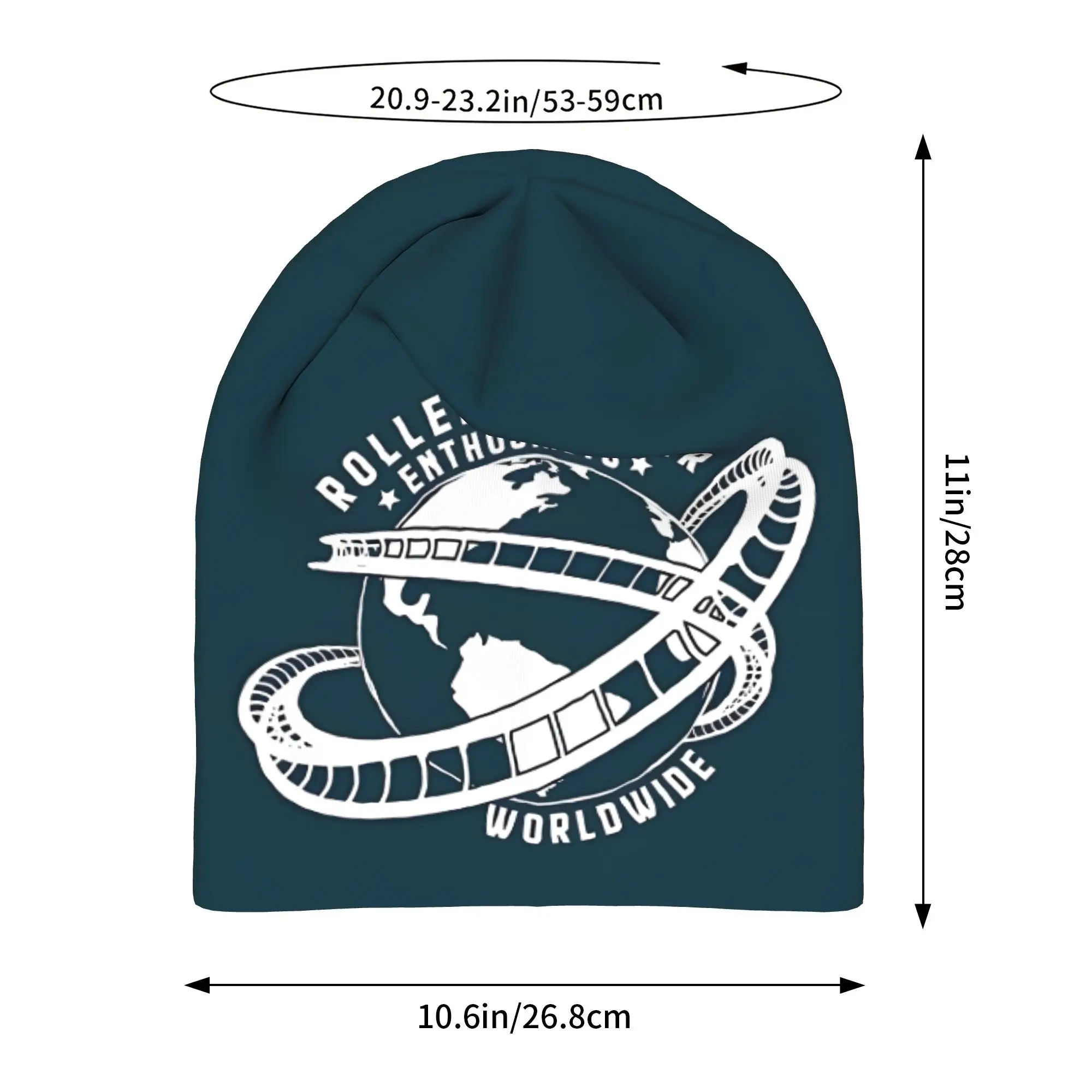 Roller Coaster Enthusiasts Worldwide Hat Fashion Caps Men Women  Skullies Beanies Ski Caps Soft Bonnet Hats