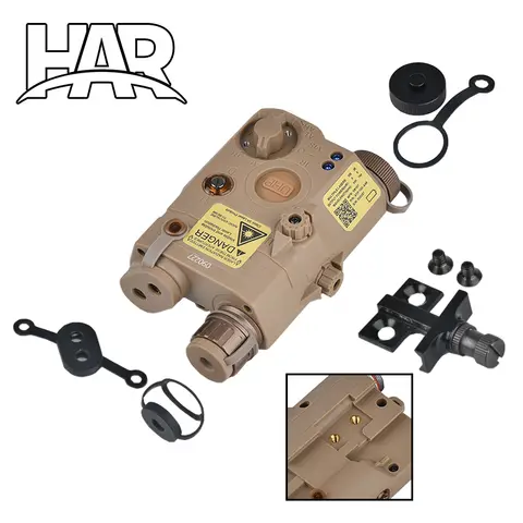 전술 LA-5C PEQ-15 레이저 액세서리 PEQ15 마운트 베이스 라이트 헤드 커버 배터리 커버 Picatinny 레일 사냥 액세서리Surefir