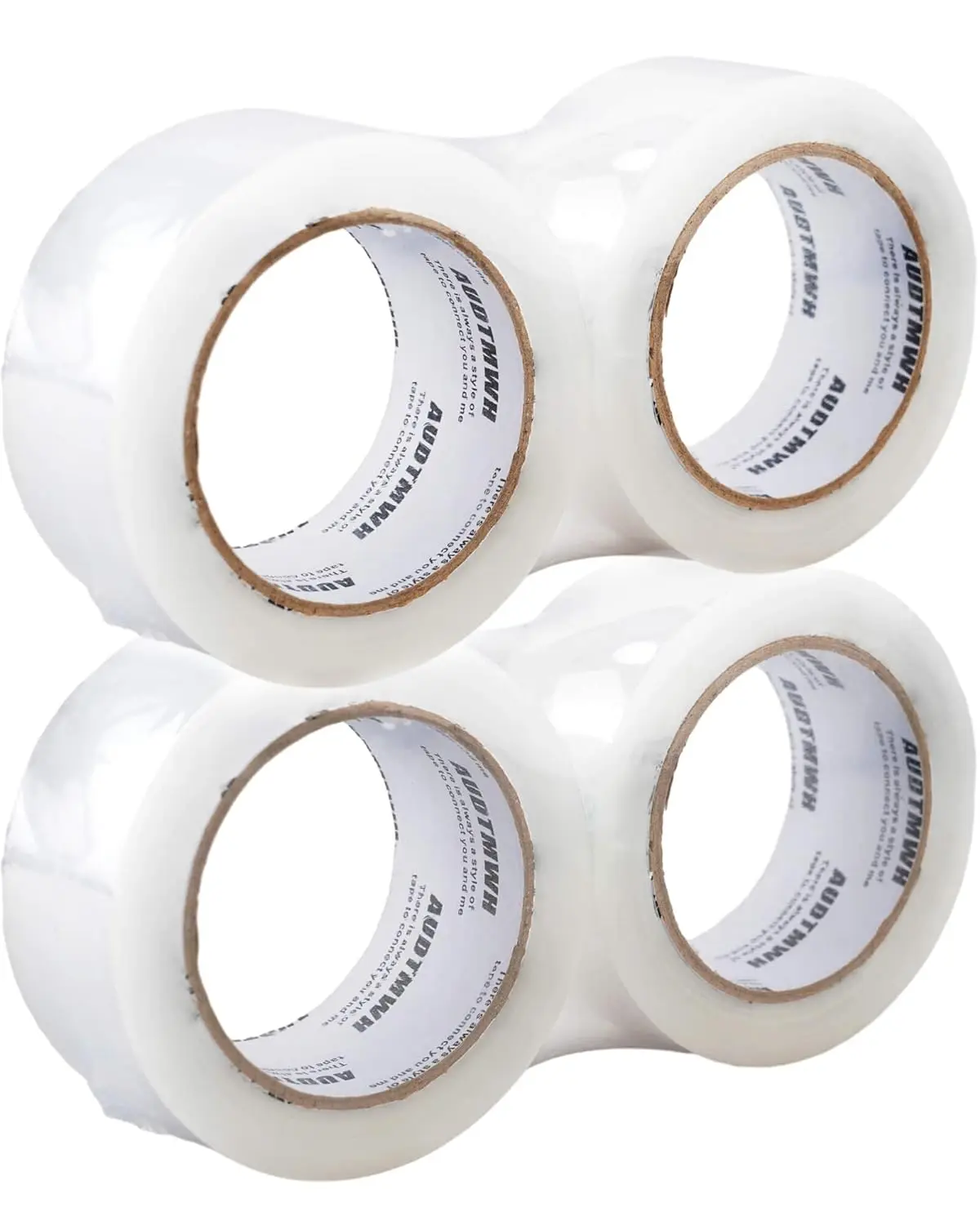 1 roll Packing Tape Transparent Tape Non Toxic Acrylic Glue Tape DIY Packaging Tool School Office Home Packaging Clipping