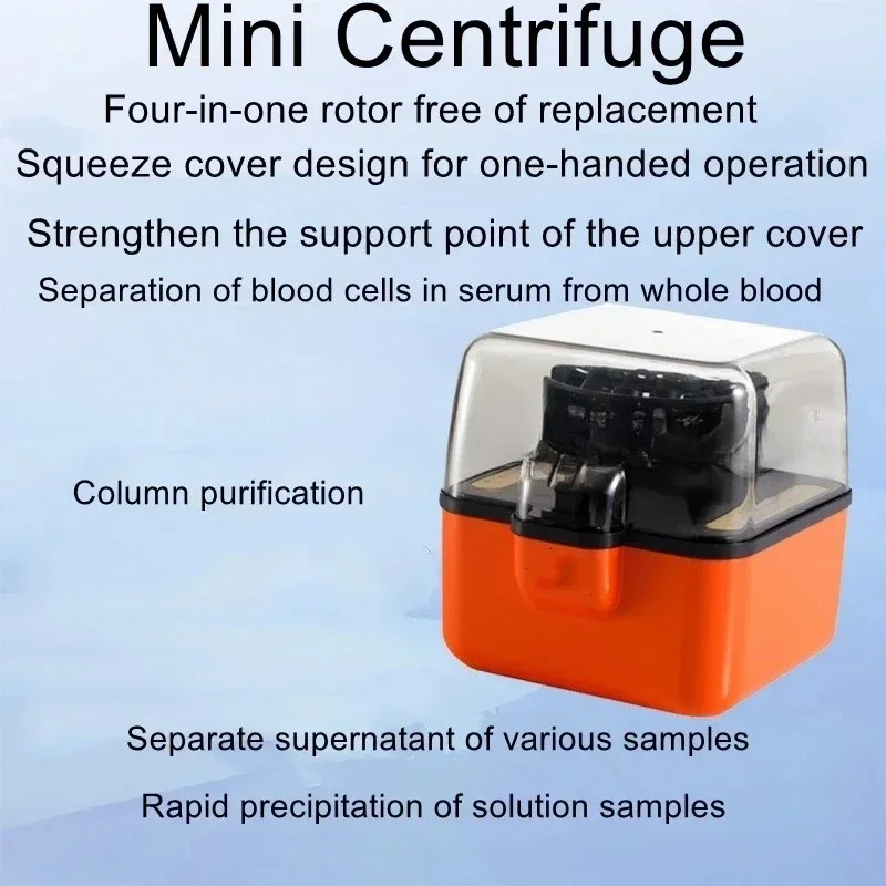CHKJ Mini centrifuge small desktop handheld laboratory four-in-one rotor separator abpd-i