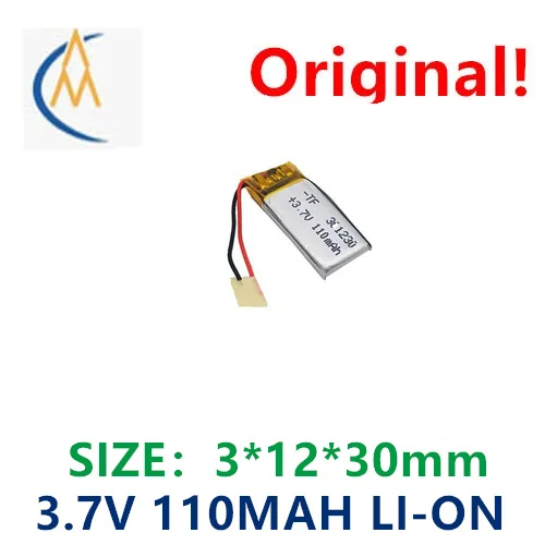 Buy More Will Cheap 3.7V Polymer Lithium Battery 301230 80mAh Thin 3D Glasses Battery with Sufficient Capacity