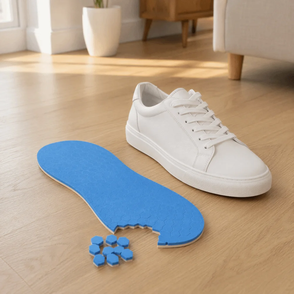 Adjustable Foot Ulcer Insoles Non-Slip Breathable Detachable Insoles DIY Light Weight Off Loading Insoles Feet Care