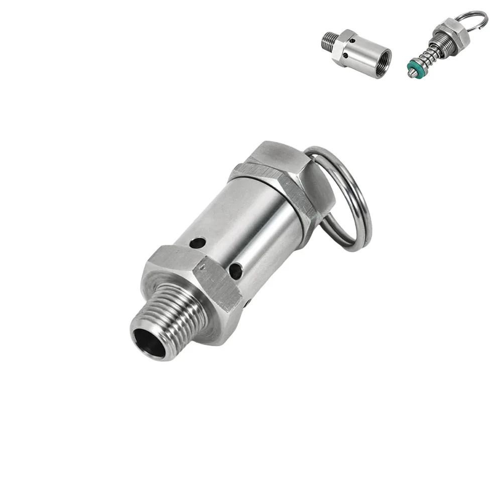 304 Stainless Steel Mini Spring Safety Valve 1/4