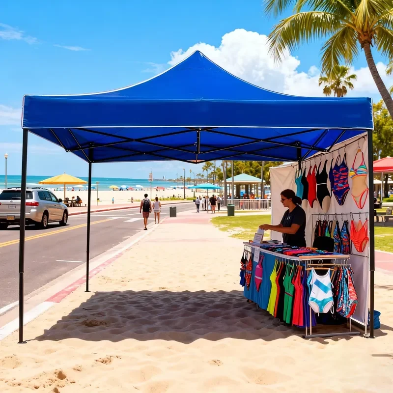 2x2 Portable Waterproof Steel Trade Show Tent Pop Outdoor Folding Gazebo Advertising Exhibition Custom Printed Heavy Duty All
