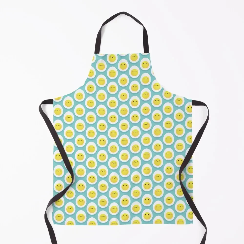 

Cute hard boiled eggs Apron Women's Cute Kitchen Accessories Household Items Kitchen Kitchen Things Apron