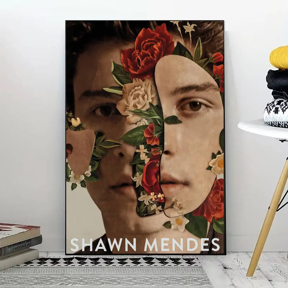 Shawn M-Mendes Singer Poster for Modern Decor in Home Offices, Bedrooms, Living Rooms, Kitchens, Bathrooms.