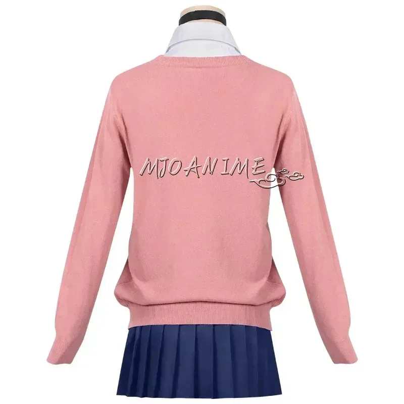 متوفر في المخزون أزياء مومو أياسي التأثيرية شعر مستعار أنيمي داندادان مدرسة JK أقراط موحدة سترة وردية تنورة الهالوين Par4;v'5,f;6.j;8'