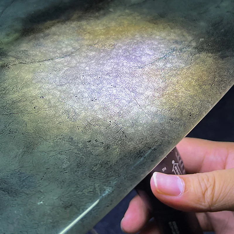 Mesa de comedor rectangular de piedra microcristalina de piedra supercristalina