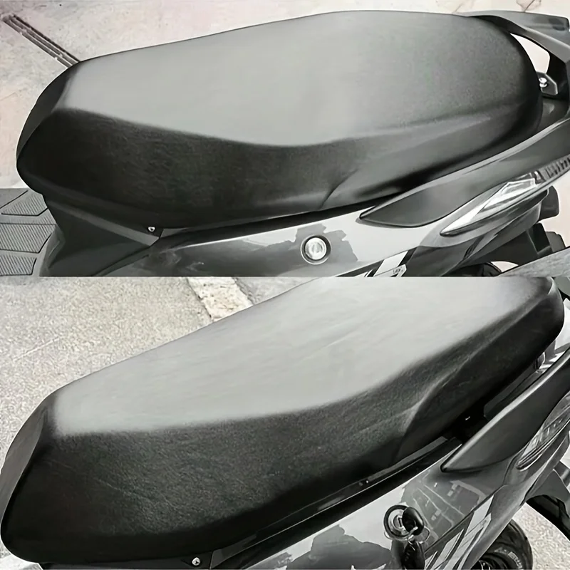 SEAMETAL Motorcycle Seat Covers Protector Universal For Autocycle Seat Cushion Waterproof Pu Leather Anti Scratch Cover Mats