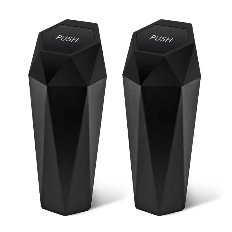 Car Trash Can Leak-proof Odor-sealing Garbage Bin with Lid Portable Storage Box for Cup Holder Door Pocket Car Interior - view 5