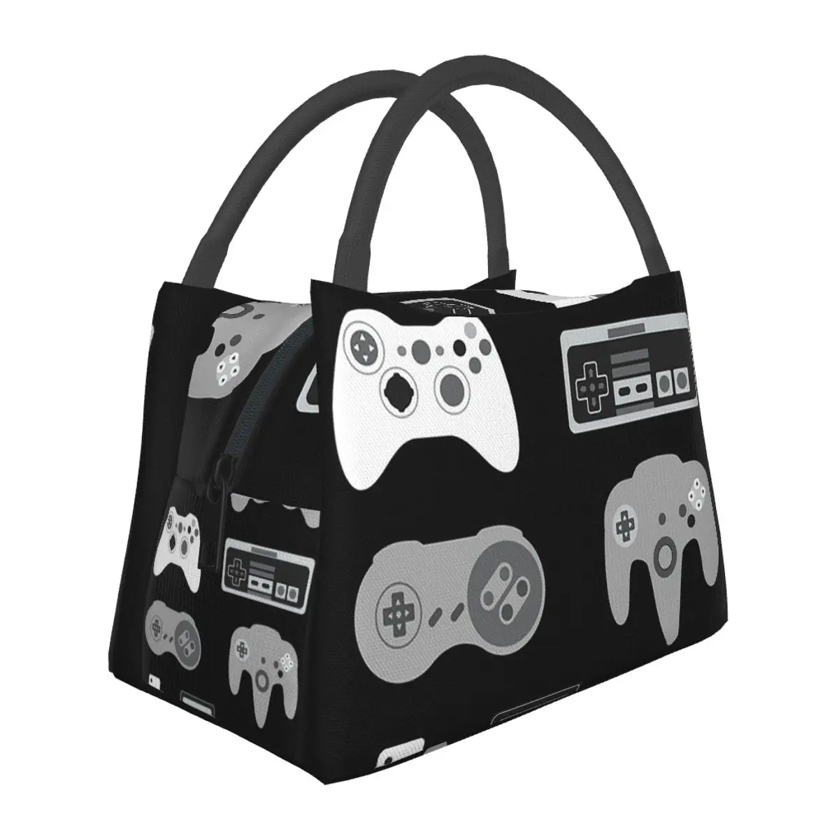 Choose Your Weapon Video Game Gaming Console Gamer Lunch Bags Bento Box Lunch Tote Picnic Bags Cooler Thermal Bag for Woman Work