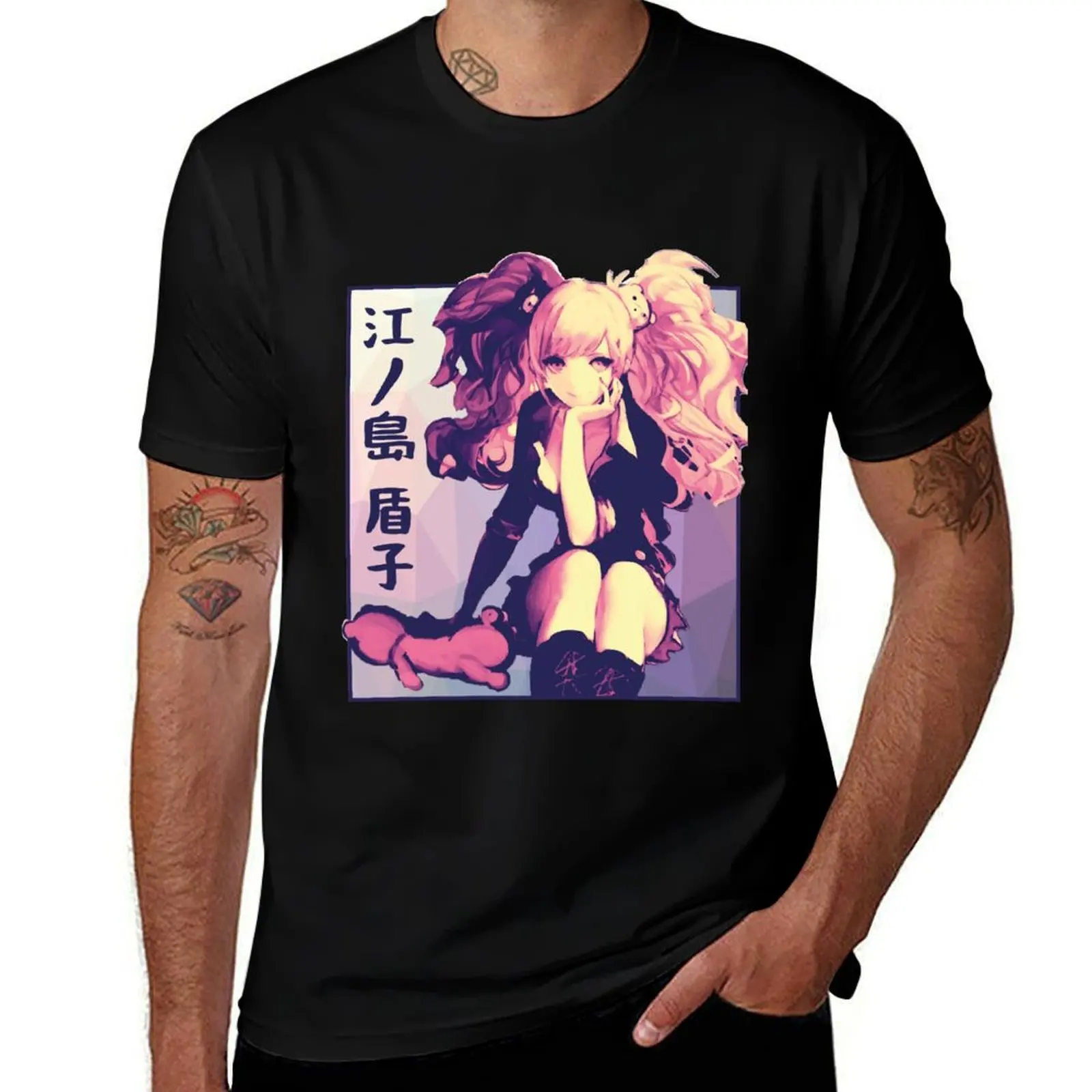 

Enoshima Junko, Danganronpa, Vaporwave, Anime Aesthetic, Kawaii, Fairy Kei, T-Shirt plus size tops mens white t shirts