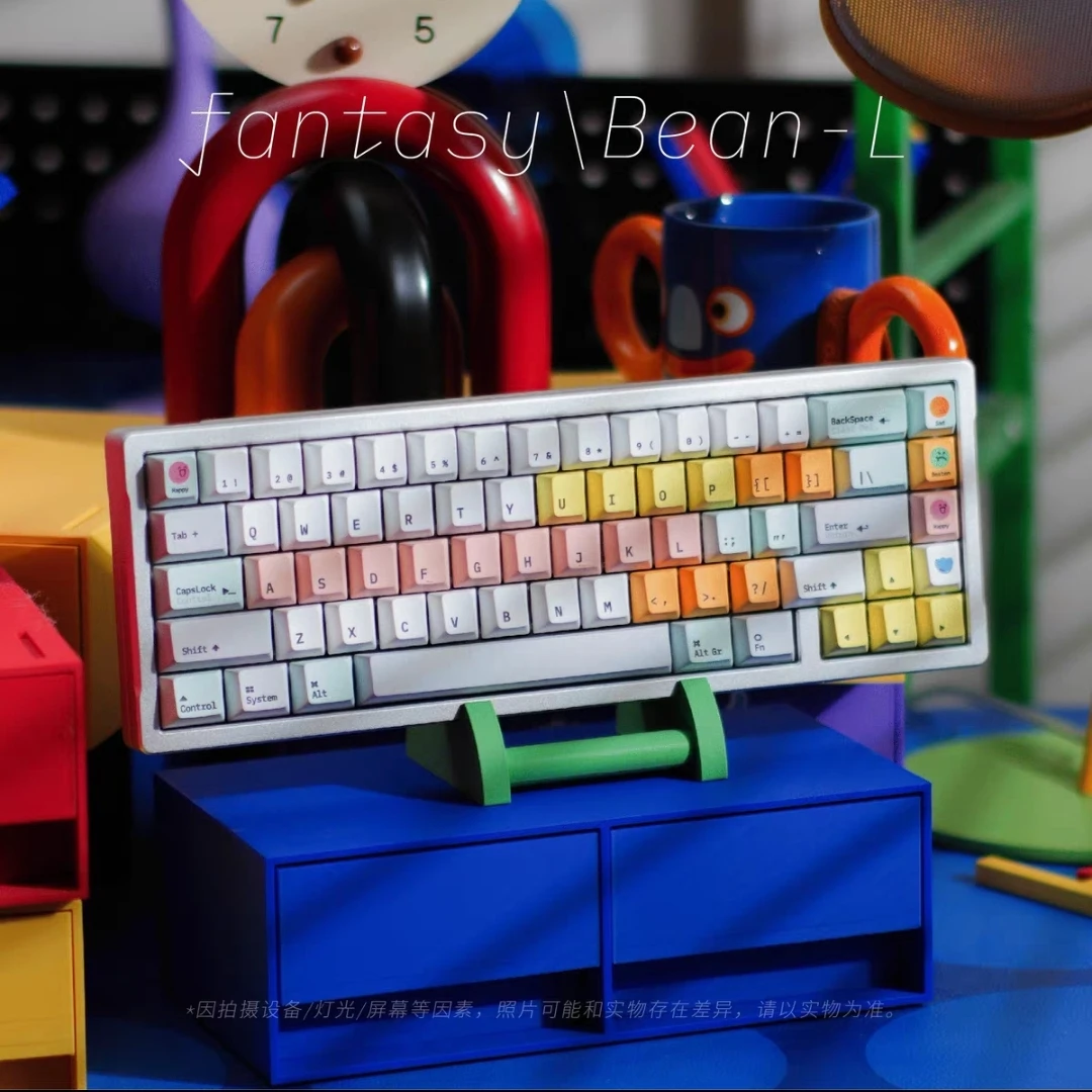 

Fantasy Beans Theme Keycaps Set PBT Sublimation Keyboard Caps Custom Cherry Profile Keycaps for Mechanical Keyboard Accessories