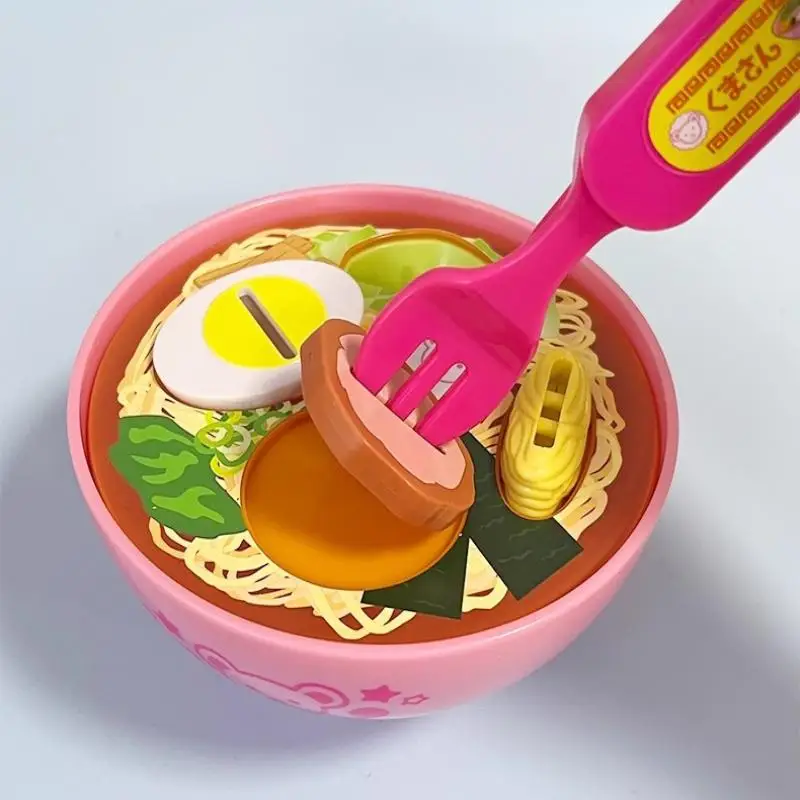 1 Set Lebensmittel Fütterung Spielzeug Lamian Nudeln Fütterung Spielzeug Pretend Spielen Lebensmittel Kit Desktop Ornamente Puppe Haus Spielzeug Für Kinder Mädchen