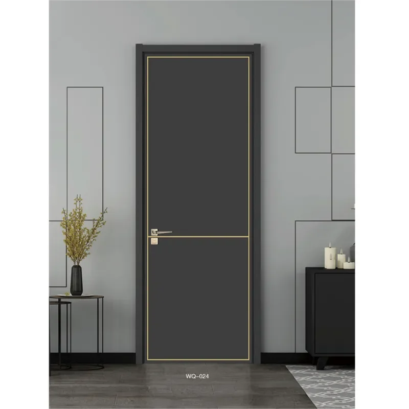 for Customized Wooden Doors Room Engineering Hotel Partitions Ecological Carbon Crystal Home Wood Door