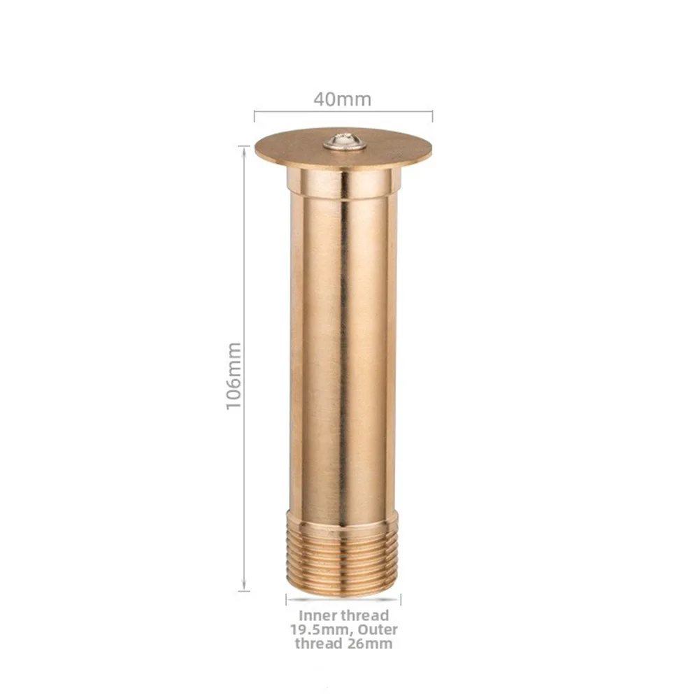Solid Brass Mushroom Fountain Nozzle Bell Shape Water Spray Sprinkler For Garden Pond Outdoor Landscape Decoration