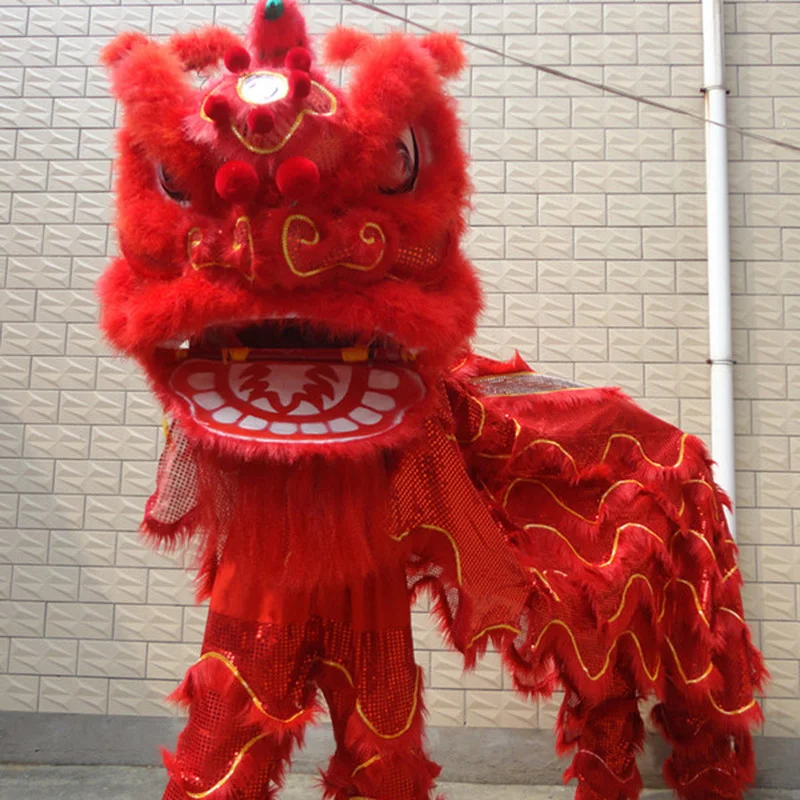 

Lion Dance South Lion Dragon Dance Props Set Foshan Head Double Adult North Lion Dance Head Supplies