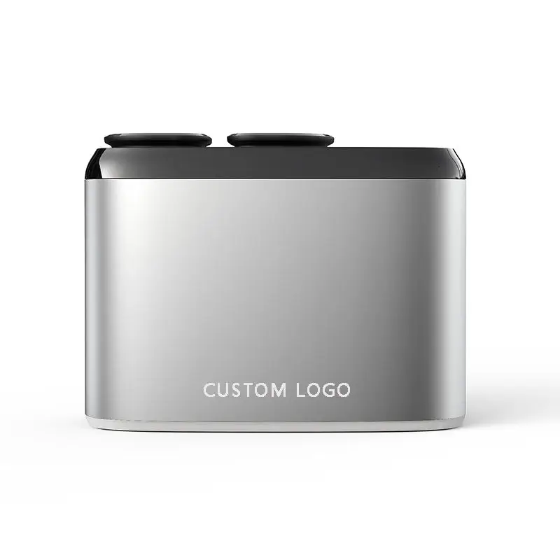 OME Fragrance Oil Aroma Diffuser Essential Oils Dual-Head App-Controlled Battery-Powered Metal 2x50ml Waterless Air Purifying