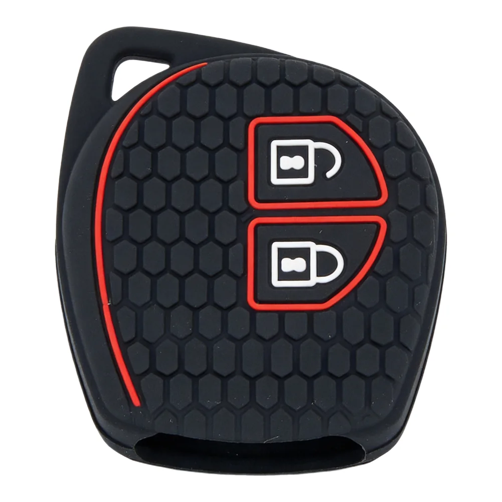 1pc Useful Car Practical Key Cover Case 2 Button Remote Key Cover Case Suitable For Suzuki Replacement  Automotive Accessories