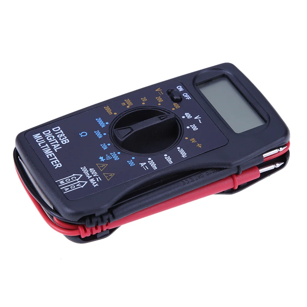 Portable Digital Multimeter Ultra Thin Multifunctional Capacitance Meter High-precision Auto Range for Electrician Supplies