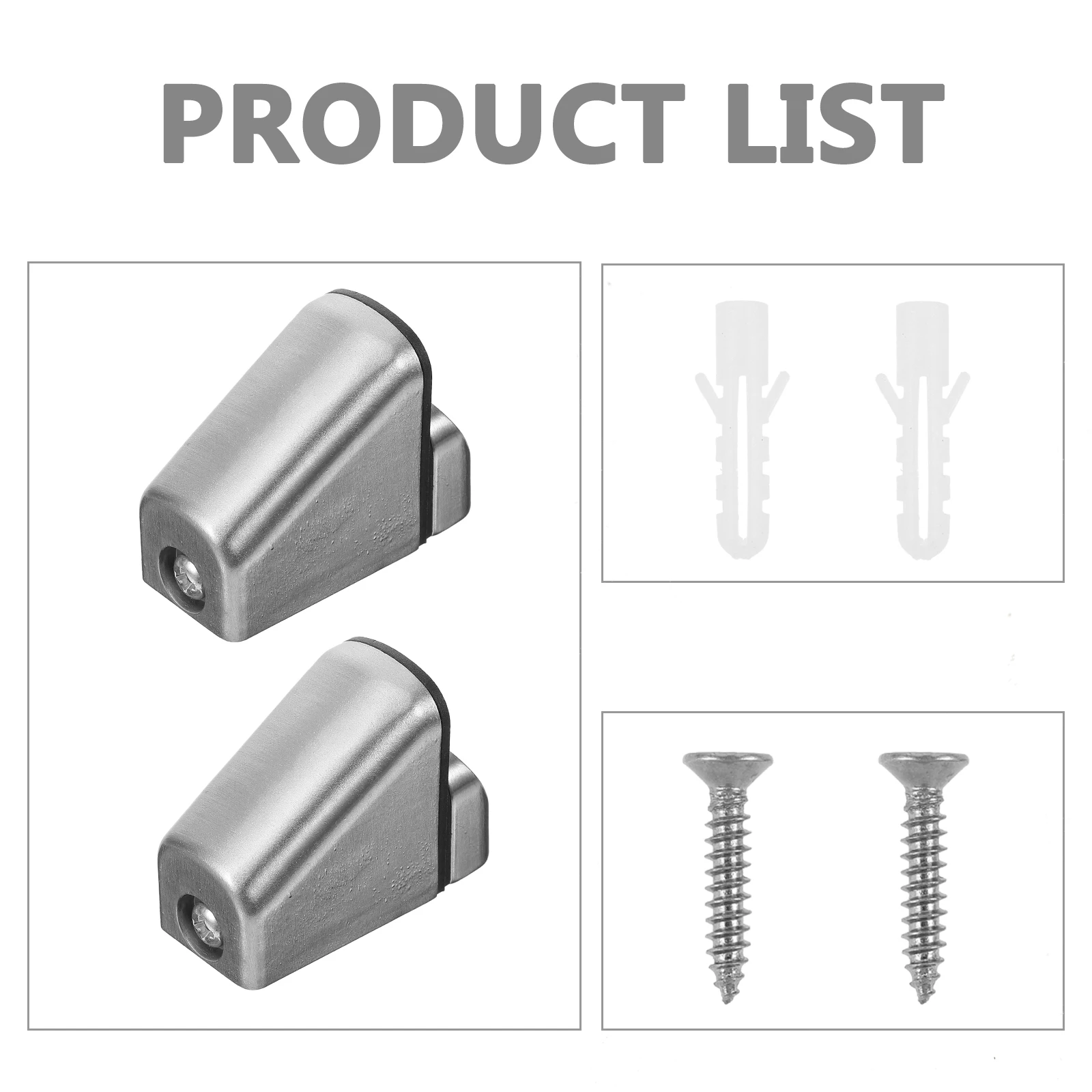 

2pcs Glass Shelf Brackets Heavy Duty Support Fixing Clamp Waterproof For Bathroom Shower Display Storage Cabinet Hardware Metal