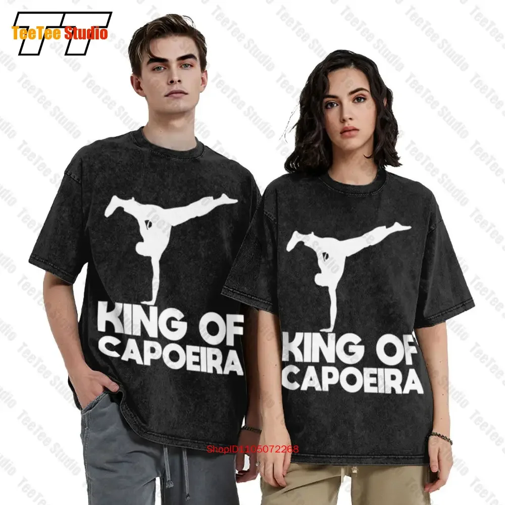 Capoeira Martial Arts Brazil Fighter King Of Vintage Oversized T-Shirt Tee HF66