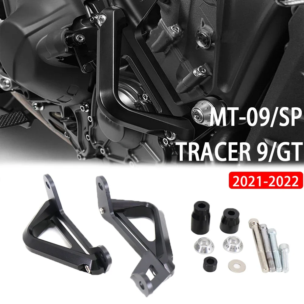 New Engine Guard For Yamaha MT09 Motorcy Side Crash Tank Bar Bumper Fairing Frame Protector TRACER 9 GT Motorcycle Accessories